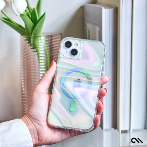 Case-Mate Soap Bubble MagSafe - Etui iPhone 15 / iPhone 14 / iPhone 13 (Iridescent) Case-Mate Soap Bubble MagSafe - Etui iPhone 15 / iPhone 14 / iPhone 13 (Iridescent)