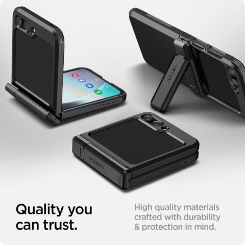 Spigen Tough Armor Pro - Etui do Samsung Galaxy Z Flip 5 (Czarny) Spigen Tough Armor Pro - Etui do Samsung Galaxy Z Flip 5 (Czarny)