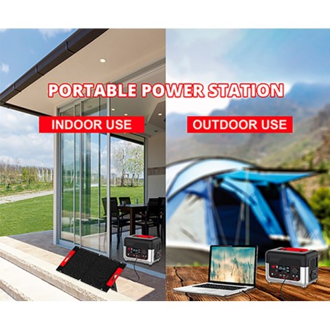 Wonder Wx600 Power Station - Przenośna stacja zasilania 300W 72800 mAh (Czarny) Wonder Wx600 Power Station - Przenośna stacja zasilania 300W 72800 mAh (Czarny)