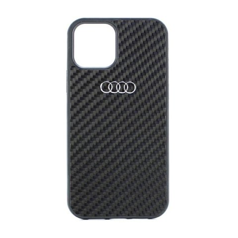 Audi Carbon Fiber - Etui iPhone 12 / iPhone 12 Pro (Czarny) Audi Carbon Fiber - Etui iPhone 12 / iPhone 12 Pro (Czarny)