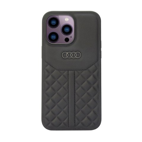 Audi Genuine Leather - Etui iPhone 14 Pro Max (Czarny) Audi Genuine Leather - Etui iPhone 14 Pro Max (Czarny)