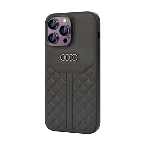 Audi Genuine Leather - Etui iPhone 14 Pro Max (Czarny) Audi Genuine Leather - Etui iPhone 14 Pro Max (Czarny)
