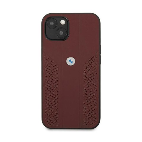 BMW Leather Curve Perforate HC - Etui iPhone 13 mini (czerwony) BMW Leather Curve Perforate HC - Etui iPhone 13 mini (czerwony)