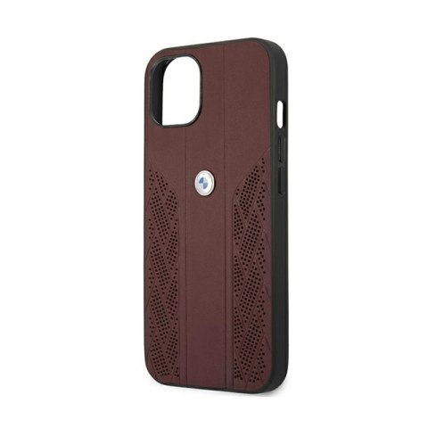 BMW Leather Curve Perforate HC - Etui iPhone 13 mini (czerwony) BMW Leather Curve Perforate HC - Etui iPhone 13 mini (czerwony)
