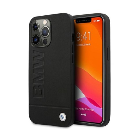 BMW Signature Logo Imprint - Etui iPhone 13 Pro Max (Czarny) BMW Signature Logo Imprint - Etui iPhone 13 Pro Max (Czarny)