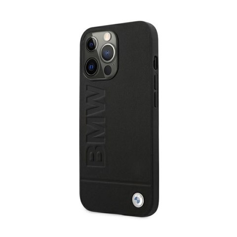 BMW Signature Logo Imprint - Etui iPhone 13 Pro Max (Czarny) BMW Signature Logo Imprint - Etui iPhone 13 Pro Max (Czarny)