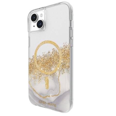Case-Mate Karat MagSafe - Etui iPhone 15 Plus zdobione złotem (Marble) Case-Mate Karat MagSafe - Etui iPhone 15 Plus zdobione złotem (Marble)