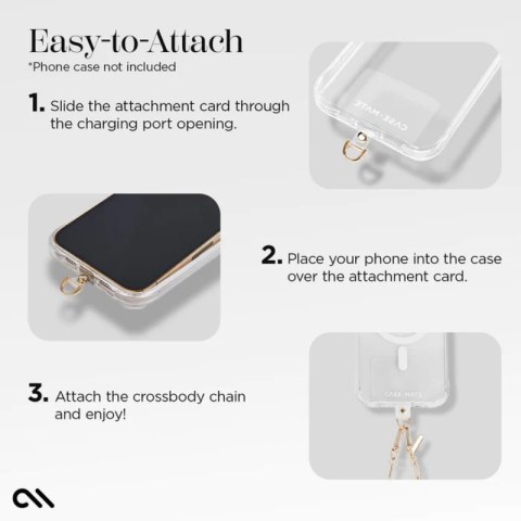 Case-Mate Phone Crossbody Chain - Smycz / Łańcuszek na ramię do telefonu (Gold) Case-Mate Phone Crossbody Chain - Smycz / Łańcuszek na ramię do telefonu (Gold)