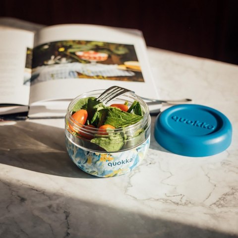 Quokka Bubble Food Jar - Pojemnik na żywność / lunchbox 500 ml (Blue Peonies) Quokka Bubble Food Jar - Pojemnik na żywność / lunchbox 500 ml (Blue Peonies)