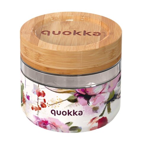 Quokka Deli Food Jar - Pojemnik szklany na żywność / lunchbox 500 ml (Dark Flowers) Quokka Deli Food Jar - Pojemnik szklany na żywność / lunchbox 500 ml (Dark Flowers)