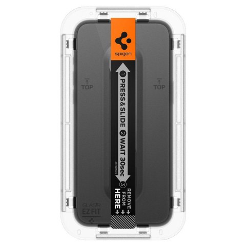 Spigen GLAS.TR EZ FIT FC - Szkło hartowane do iPhone 15 Plus (Czarna ramka) Spigen GLAS.TR EZ FIT FC - Szkło hartowane do iPhone 15 Plus (Czarna ramka)