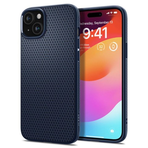 Spigen Liquid Air - Etui do iPhone 15 (Navy Blue) Spigen Liquid Air - Etui do iPhone 15 (Navy Blue)