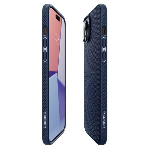 Spigen Liquid Air - Etui do iPhone 15 (Navy Blue) Spigen Liquid Air - Etui do iPhone 15 (Navy Blue)