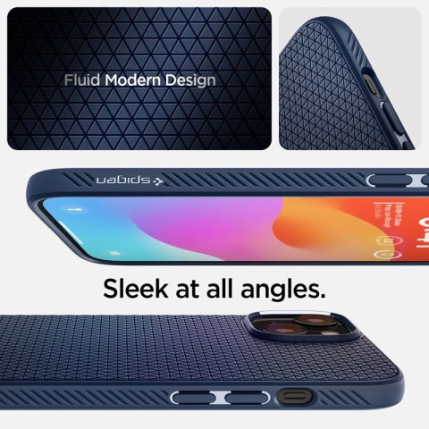 Spigen Liquid Air - Etui do iPhone 15 (Navy Blue) Spigen Liquid Air - Etui do iPhone 15 (Navy Blue)