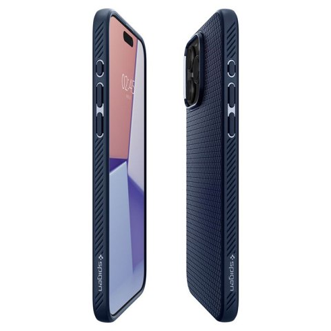 Spigen Liquid Air - Etui do iPhone 15 Pro (Navy Blue) Spigen Liquid Air - Etui do iPhone 15 Pro (Navy Blue)