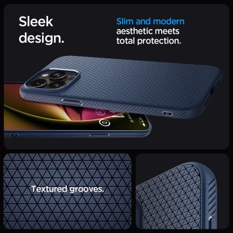 Spigen Liquid Air - Etui do iPhone 15 Pro (Navy Blue) Spigen Liquid Air - Etui do iPhone 15 Pro (Navy Blue)