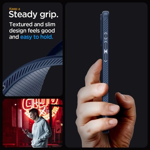 Spigen Liquid Air - Etui do iPhone 15 Pro (Navy Blue) Spigen Liquid Air - Etui do iPhone 15 Pro (Navy Blue)