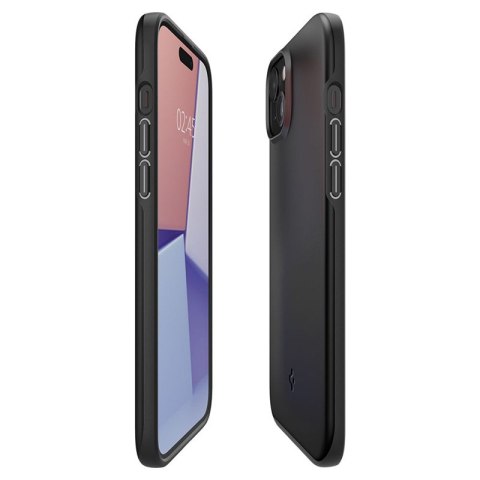 Spigen Thin Fit - Etui do iPhone 15 (Czarny) Spigen Thin Fit - Etui do iPhone 15 (Czarny)