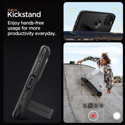 Spigen Tough Armor Mag MagSafe - Etui do iPhone 15 Pro Max (Czarny) Spigen Tough Armor Mag MagSafe - Etui do iPhone 15 Pro Max (Czarny)