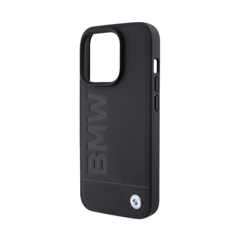 BMW Leather Hot Stamp MagSafe - Etui iPhone 15 Pro (Czarny) BMW Leather Hot Stamp MagSafe - Etui iPhone 15 Pro (Czarny)