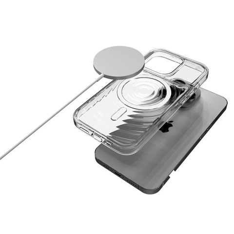 STM Reawaken Ripple MagSafe - Etui iPhone 15 Pro (Clear) STM Reawaken Ripple MagSafe - Etui iPhone 15 Pro (Clear)