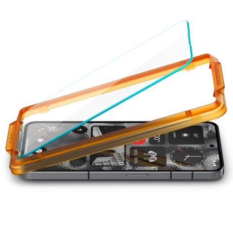 Spigen Alm Glas.TR 2-Pack - Szkło hartowane do Nothing Phone 2 (2 szt.) (Przezroczysty) Spigen Alm Glas.TR 2-Pack - Szkło hartowane do Nothing Phone 2 (2 szt.) (Przezroczysty)