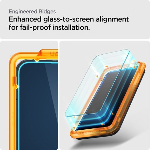 Spigen Alm Glas.TR 2-Pack - Szkło hartowane do Nothing Phone 2 (2 szt.) (Przezroczysty) Spigen Alm Glas.TR 2-Pack - Szkło hartowane do Nothing Phone 2 (2 szt.) (Przezroczysty)