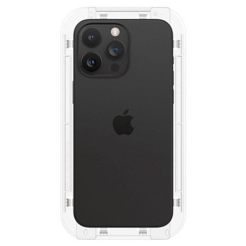 Spigen GLAS.TR EZ FIT FC - Szkło hartowane do iPhone 15 Pro (Czarna ramka) Spigen GLAS.TR EZ FIT FC - Szkło hartowane do iPhone 15 Pro (Czarna ramka)