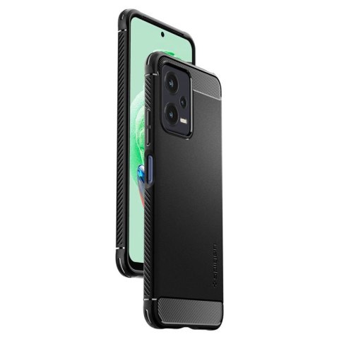 Spigen Rugged Armor - Etui do Xiaomi Redmi Note 12 5G/POCO X5 5G (Czarny) Spigen Rugged Armor - Etui do Xiaomi Redmi Note 12 5G/POCO X5 5G (Czarny)
