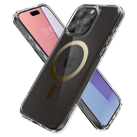 Spigen Ultra Hybrid Mag MagSafe - Etui do iPhone 15 Pro (Gold) Spigen Ultra Hybrid Mag MagSafe - Etui do iPhone 15 Pro (Gold)
