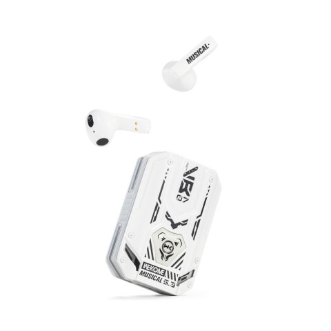 WEKOME VB07 Mecha Series - Bezprzewodowe słuchawki Bluetooth V5.3 TWS z etui ładującym (Biały) WEKOME VB07 Mecha Series - Bezprzewodowe słuchawki Bluetooth V5.3 TWS z etui ładującym (Biały)