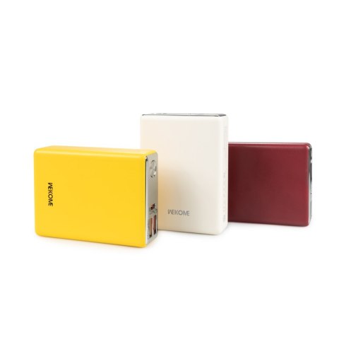 WEKOME WP-27 Tint Series - Power bank 10000 mAh Super Fast Charging USB-C PD 20W + 2x USB-A QC3.0 22.5W (Czerwony) WEKOME WP-27 Tint Series - Power bank 10000 mAh Super Fast Charging USB-C PD 20W + 2x USB-A QC3.0 22.5W (Czerwony)