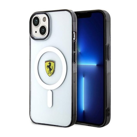 Ferrari Outline Magsafe - Etui iPhone 14 (Przezroczysty) Ferrari Outline Magsafe - Etui iPhone 14 (Przezroczysty)