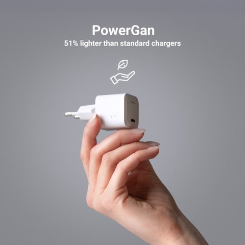 Green Cell - Ładowarka sieciowa GC PowerGaN 33W USB-C Power Delivery Green Cell - Ładowarka sieciowa GC PowerGaN 33W USB-C Power Delivery