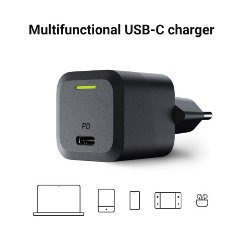 Green Cell - Ładowarka sieciowa GC PowerGaN 33W USB-C Power Delivery Green Cell - Ładowarka sieciowa GC PowerGaN 33W USB-C Power Delivery