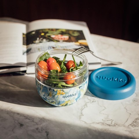 Quokka Bubble Food Jar - Pojemnik na żywność / lunchbox 770 ml (Blue Peonies) Quokka Bubble Food Jar - Pojemnik na żywność / lunchbox 770 ml (Blue Peonies)