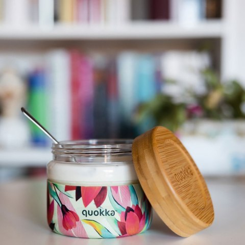 Quokka Deli Food Jar - Pojemnik szklany na żywność / lunchbox 500 ml (Spring) Quokka Deli Food Jar - Pojemnik szklany na żywność / lunchbox 500 ml (Spring)