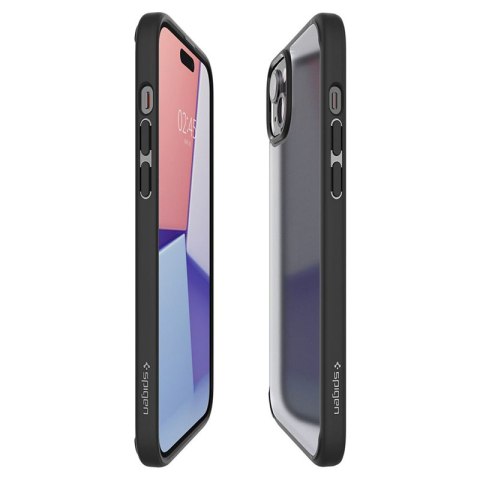 Spigen Ultra Hybrid - Etui do iPhone 15 (Frost Black) Spigen Ultra Hybrid - Etui do iPhone 15 (Frost Black)