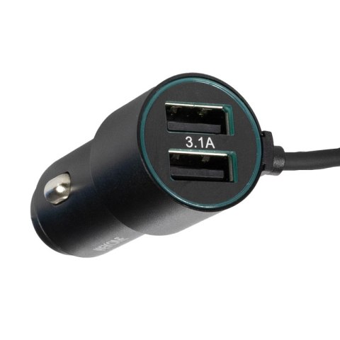 WEKOME WP-C44 Pop Digital Series - Ładowarka samochodowa z wbudowanym kablem 3w1 USB-C / Lightning / Micro USB + 2x USB-A 33W (C WEKOME WP-C44 Pop Digital Series - Ładowarka samochodowa z wbudowanym kablem 3w1 USB-C / Lightning / Micro USB + 2x USB-A 33W (C