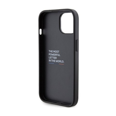BMW Grip Stand Smooth & Carbon - Etui iPhone 15 (czarny) BMW Grip Stand Smooth & Carbon - Etui iPhone 15 (czarny)