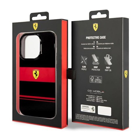 Ferrari Combi MagSafe - Etui iPhone 14 Pro (Czarny) Ferrari Combi MagSafe - Etui iPhone 14 Pro (Czarny)