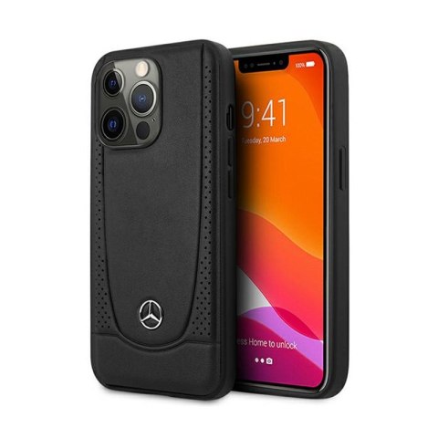 Mercedes Leather Urban Line - Etui iPhone 15 Pro Max (czarny) Mercedes Leather Urban Line - Etui iPhone 15 Pro Max (czarny)