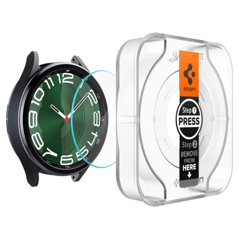 Spigen GLAS.TR EZ FIT 2-Pack - Szkło hartowane do Samsung Galaxy Watch 6 Classic 47 mm (2 szt) Spigen GLAS.TR EZ FIT 2-Pack - Szkło hartowane do Samsung Galaxy Watch 6 Classic 47 mm (2 szt)