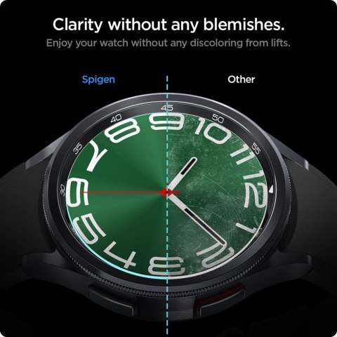 Spigen GLAS.TR EZ FIT 2-Pack - Szkło hartowane do Samsung Galaxy Watch 6 Classic 47 mm (2 szt) Spigen GLAS.TR EZ FIT 2-Pack - Szkło hartowane do Samsung Galaxy Watch 6 Classic 47 mm (2 szt)