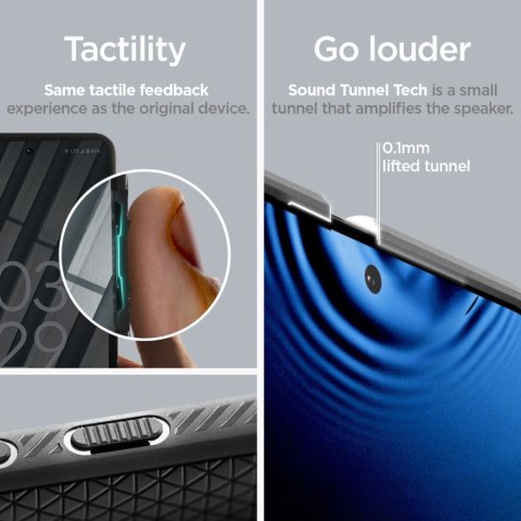 Spigen Liquid Air - Etui do Google Pixel 8 Pro (Czarny) Spigen Liquid Air - Etui do Google Pixel 8 Pro (Czarny)
