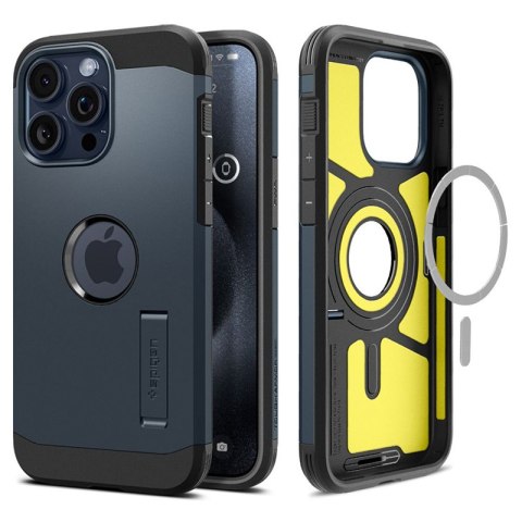 Spigen Tough Armor Mag MagSafe - Etui do iPhone 15 Pro (Metal Slate) Spigen Tough Armor Mag MagSafe - Etui do iPhone 15 Pro (Metal Slate)
