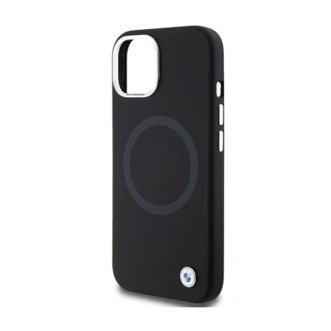BMW Signature Liquid Silicone MagSafe - Etui iPhone 15 (czarny) BMW Signature Liquid Silicone MagSafe - Etui iPhone 15 (czarny)