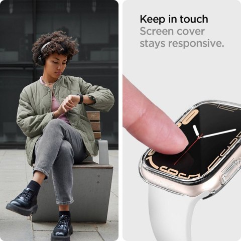 Spigen Ultra Hybrid - Obudowa do Apple Watch 7/8/9 45 mm (Przezroczysty) Spigen Ultra Hybrid - Obudowa do Apple Watch 7/8/9 45 mm (Przezroczysty)