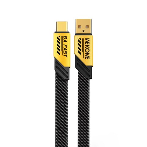 WEKOME WDC-190 Mecha Series - Kabel połączeniowy USB-A do USB-C Fast Charging 1 m (Żółty) WEKOME WDC-190 Mecha Series - Kabel połączeniowy USB-A do USB-C Fast Charging 1 m (Żółty)