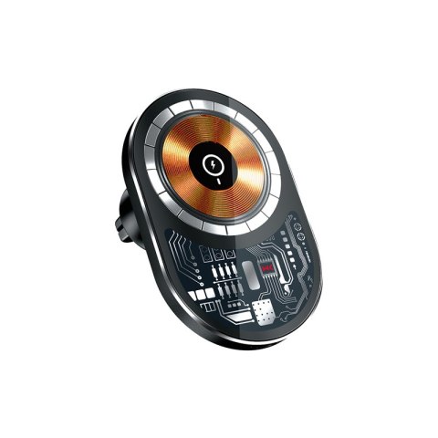 WEKOME WP-U202 Vanguard Series - Magnetyczny uchwyt samochodowy z ładowaniem bezprzewodowym 15W MagSafe (Czarny) WEKOME WP-U202 Vanguard Series - Magnetyczny uchwyt samochodowy z ładowaniem bezprzewodowym 15W MagSafe (Czarny)